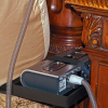 Bedside CPAP Holder In Use Image 1